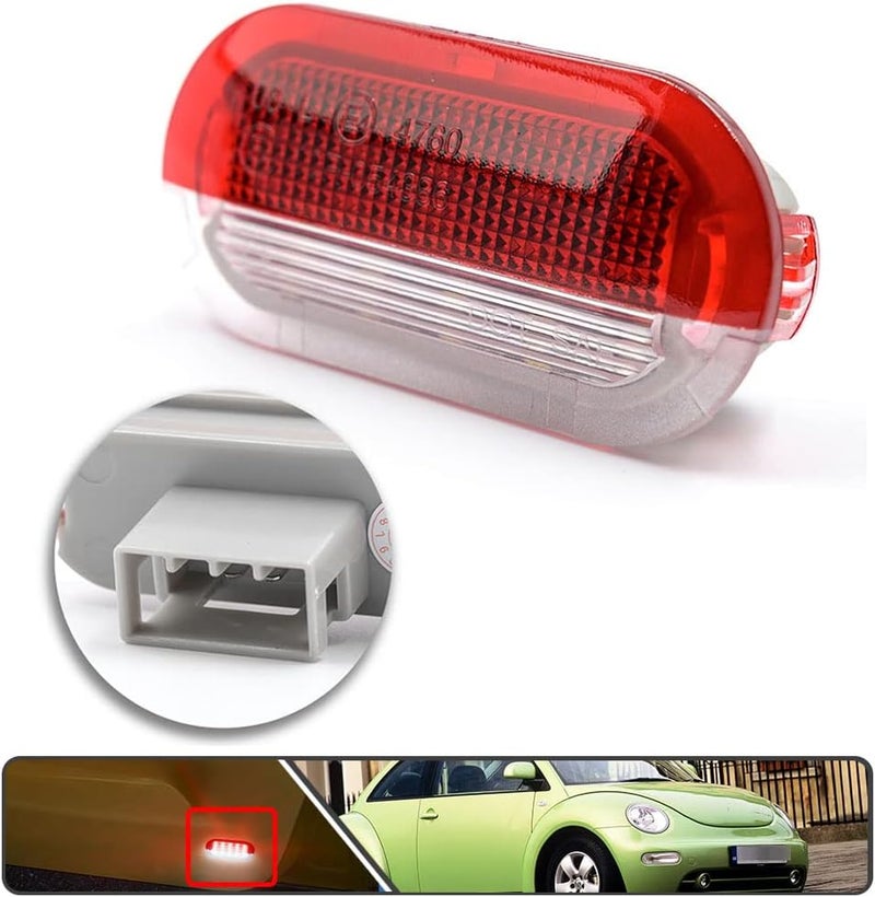 Mingrui test 2Pcs LED Courtesy Door Light for Volkswagen Beetle Golf MK3 MK4 Jetta MK3 MK4 White LED Courtesy Projector Under Door Warming Lamps - Image 4